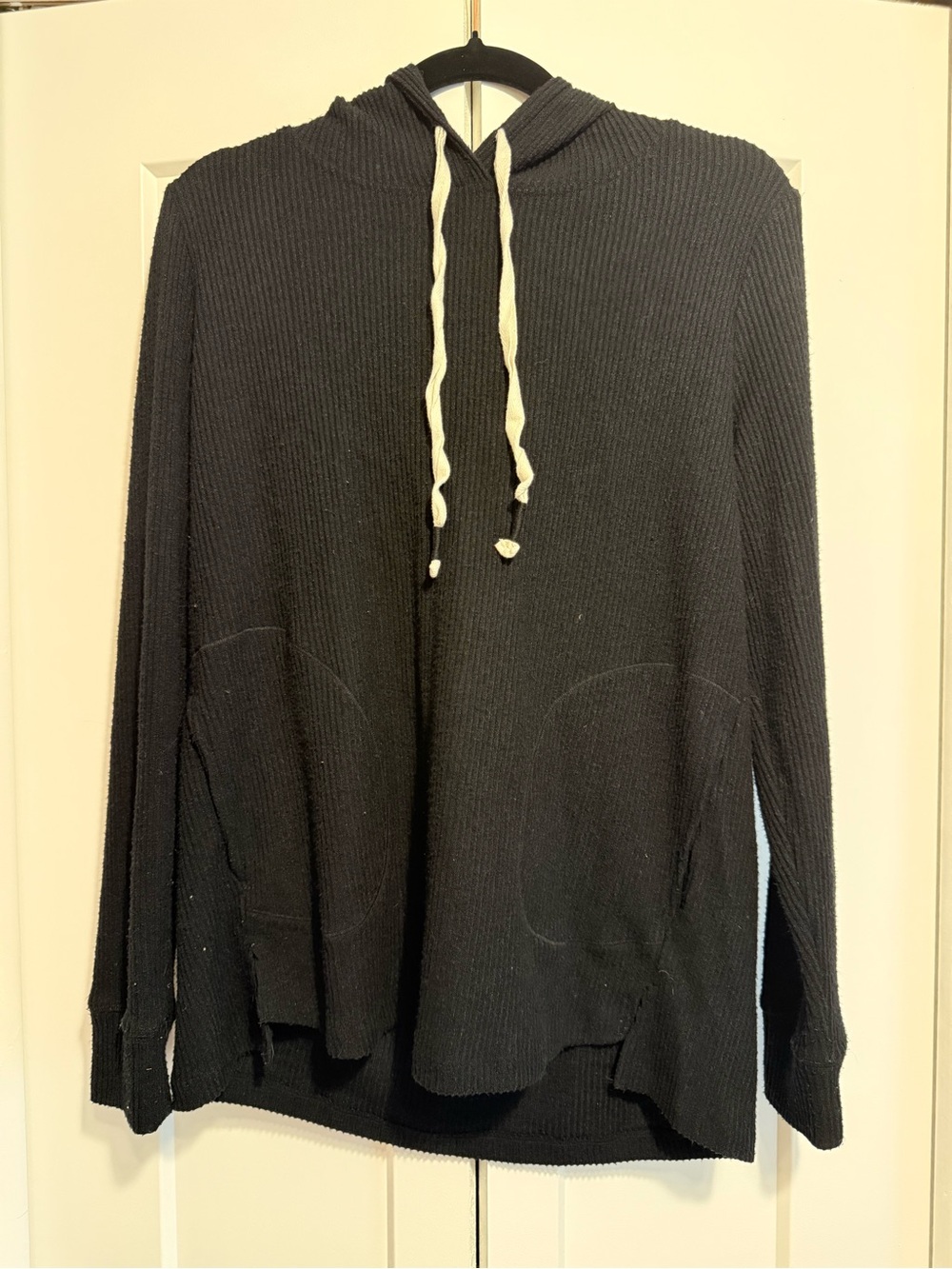 Anthropologie Black Hoodie Sweater
